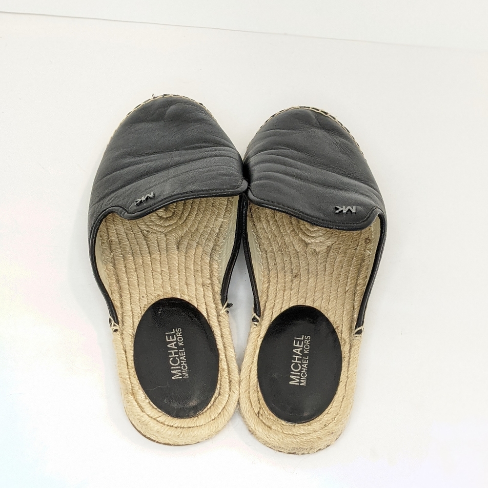 Michael kors leather espidrille sliders - Picture 13 of 16